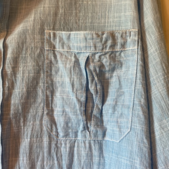 4XB Big Cutter & Buck Light Blue Button Down Dress Shirt - Picture 5 of 13